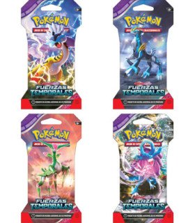 POKEMON JUEGO DE CARTAS COL. ESCARLATA Y PURPURA FUERZA TEMPORALES EN BLISTER (ESP)