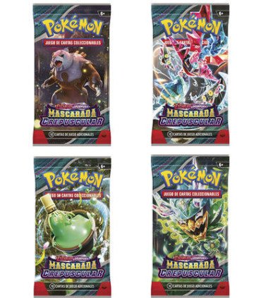 POKEMON JUEGO DE CARTAS COL. ESCARLATA Y PURPURA MASCARA CREPUSCULAR (ESP)