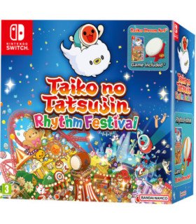 TAIKO NO TATSUJIN: RHYTHM FESTIVAL COLLECTOR (INCLUYE TAIKO DRUM SET)