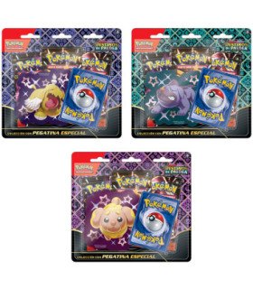 POKEMON JUEGO DE CARTAS COL. ESCARLATA Y PURPURA DESTINOS DE PALDEA STICKER BOX (ESP)