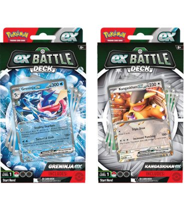 POKEMON JUEGO DE CARTAS COL. BARAJA DE COMBATE EX (GRENINJA EX / KANGASKHAN EX)(ESP)