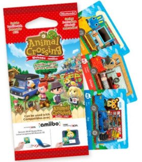 PACK 3 TARJETAS AMiiBO ANIMAL CROSSING: NEW LEAF (IMP)