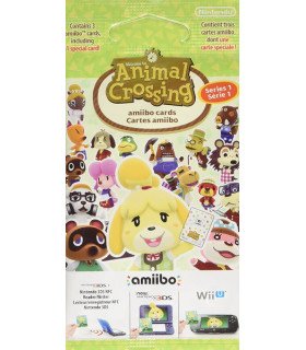 PACK 3 TARJETAS AMiiBO ANIMAL CROSSING (SERIE 1) (IMP)