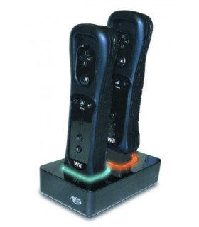 MAD CATZ DUAL CHARGING STATION PLUS NEGRO (Wii/Wii U)