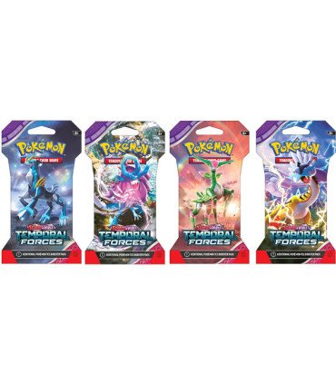 POKEMON TRADING CARD GAME  SLEEVED BOOSTER SCARLET & VIOLET TEMPORAL FORCES (ENG)