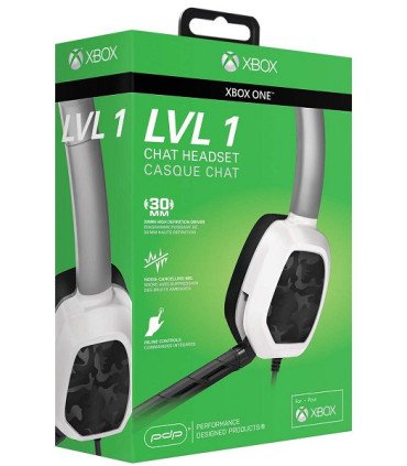 AFTERGLOW LVL 1 CHAT HEADSET CAMO BLANCO (XBONE)