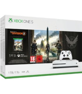 1 TB/TO XB ONE S BLANCA + TOM CLANCY’S THE DIVISION 2+1 MES XBOX LIVE GOLD